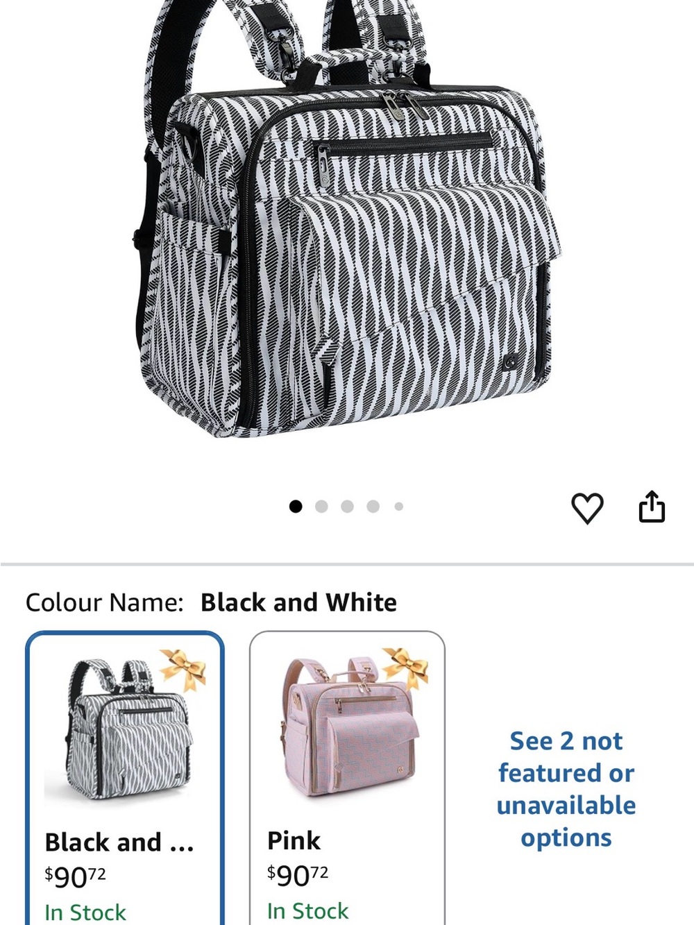 ALLCAMP large diaper Backpack Bag new without tags